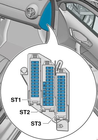 Audi A X Fuse And Relay Box Fuse Box Diagrams