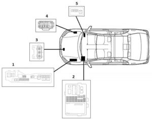 Toyota Corolla E120 / E130 (2003-2008) - Fuse And Relay Box - Fuse Box ...