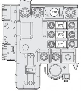 Alfa Romeo 147 facelifting (2005-2010) - fuse and relay box