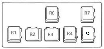 Nissan Almera Tino (V10) - fuse and relay box