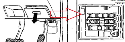 Nissan Almera Tino (V10) - fuse and relay box