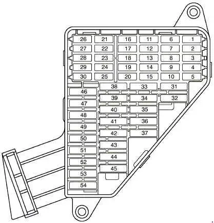 Seat Cordoba III (2003-2005) - fuse and relay box