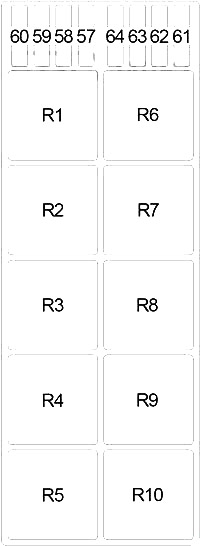 Infiniti QX56 (2004-2010) - fuse and relay box